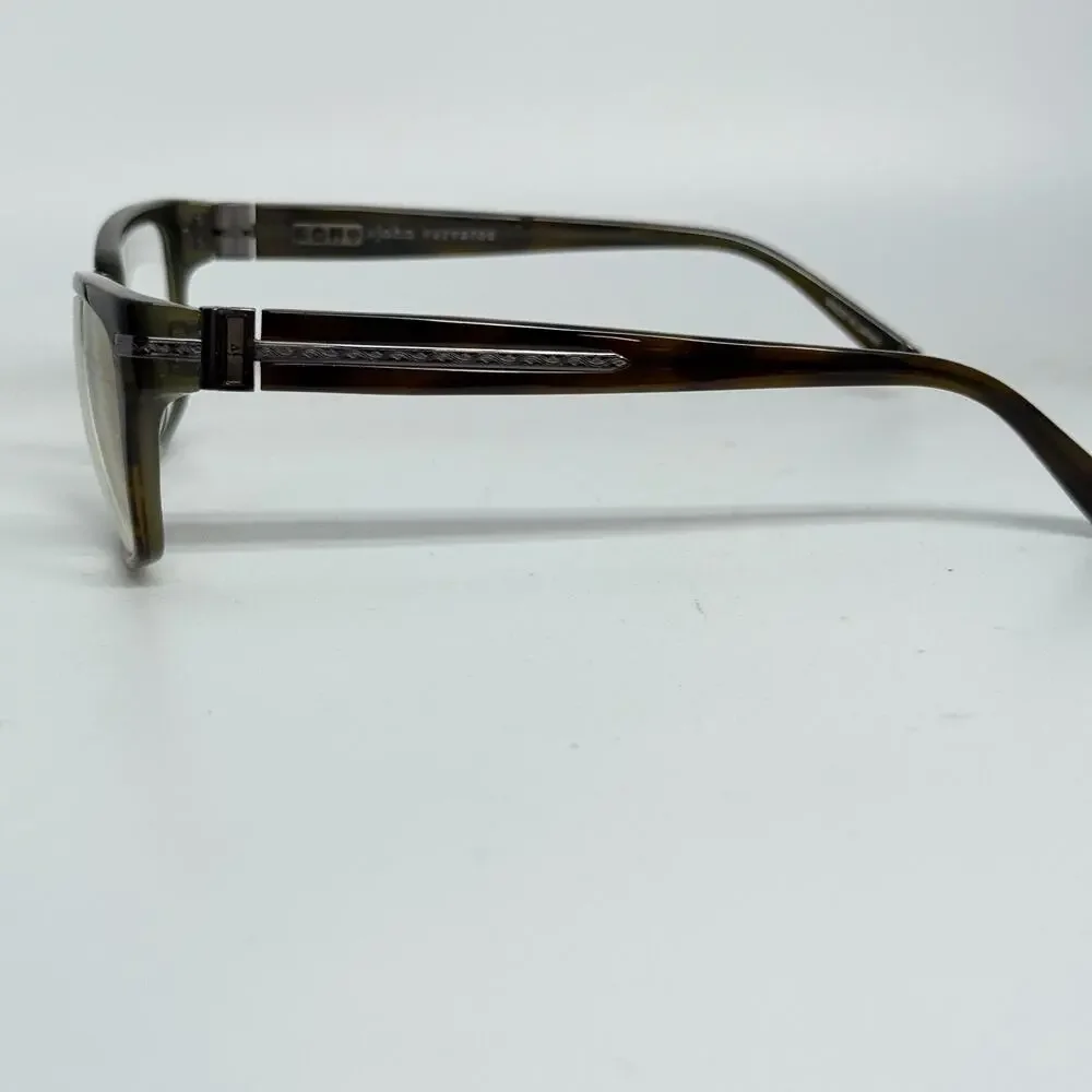 John Varvatos Eyeglasses V350 UF Olive‎ Rectangular Frame Japan 55-20-145 H17949